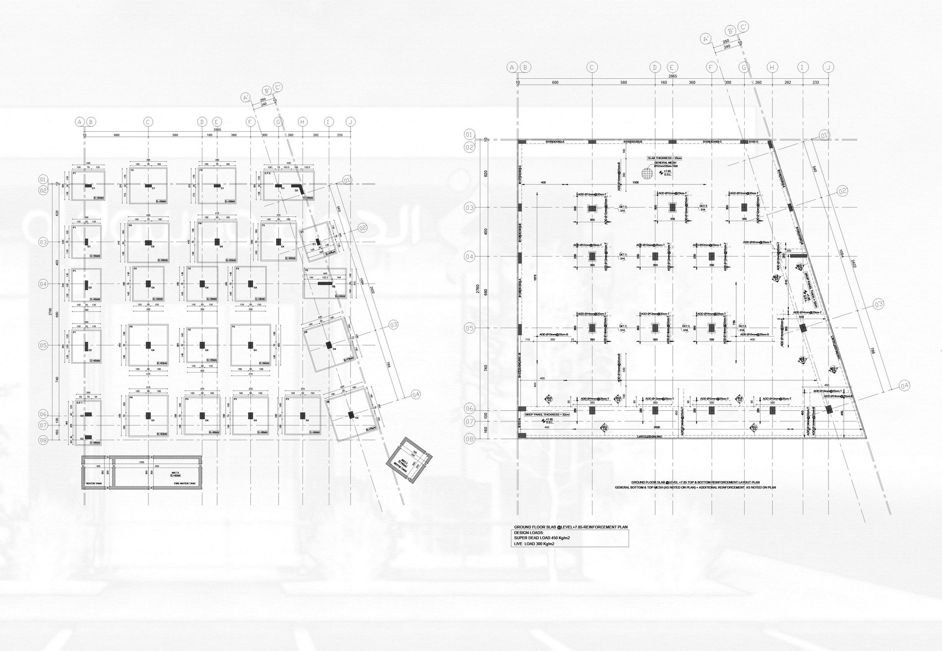 Foundation and reinforcement documentation